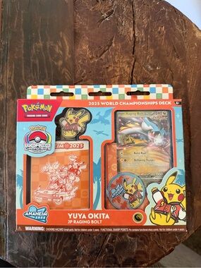 Pokémon TCG 2025 World Championships Deck – Yuya Okita JP Raging Bolt – New